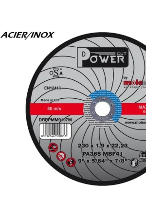 Offre Spéciale MabTools Disque à ébarber 230x7 POWER acier/inox (DRDPMT9707M2)
