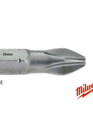 X25 embouts PH3 - 25mm MILWAUKEE Haute Qualité