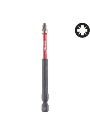 Usine Directe Milwaukee Embouts PZ2 de Vissage Shockwave 90mm (4932430867)