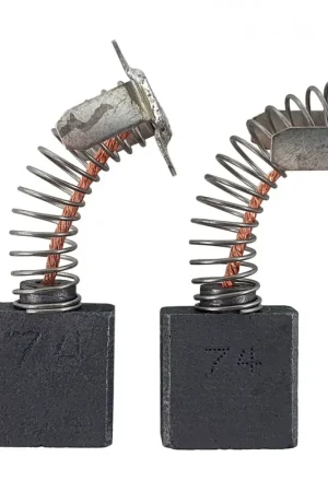 Bon Marché Hikoki - Hitachi 999074 Paire de Charbons Autorupteurs PH65A, H60MC, DH50MR, PDM180, SAG180, G23SF, G23SE