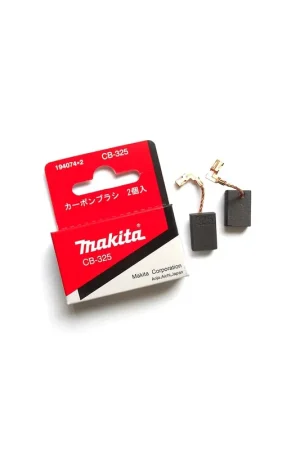 Expédié Aujourd'hui Makita 194074-2 Paire de Charbons CB-325, CB-326 pour meuleuse 9554HN, 9554NB, 9555HN, 9555NB, 9557HN, 9557NB, 9558HN, 9558NB