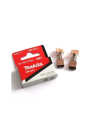 Makita Paire de charbons CB441 pour 4334D, 5621RD, BHR202, BHR241, BHS630, BJR141, BJR181, BJR182 (194435-6) Commande En Gros