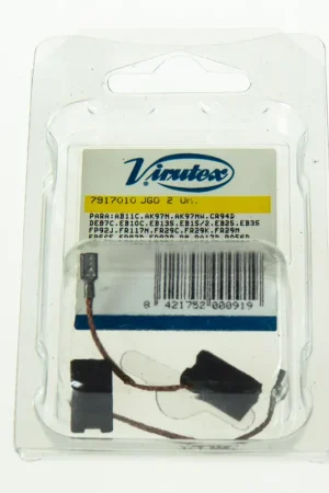 Virutex Jeu de 2 Balais, Charbons 7917010 Bon Plan