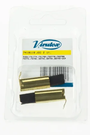 Virutex Jeu de 2 Balais, Charbons 7418018 Usine Directe