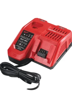 Super Prix Milwaukee Chargeur de Batterie Rapide 18V & 12V M12-18 FC pour batterie M12 et M18 (4932451079)