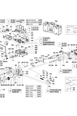 Bon Marché AEG 001289001 Moteur complet ponceuse HBS1000E (Induit & Inducteur)