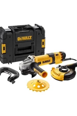 Dewalt DWE4257KT-QS Meuleuse ø125mm 1500W avec Kit de surfaçage Solde