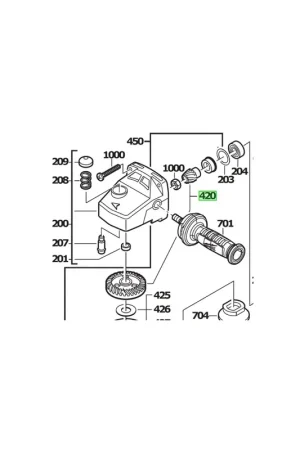 Acheter Direct Milwaukee 4931369937 Roue conique complète de meuleuse