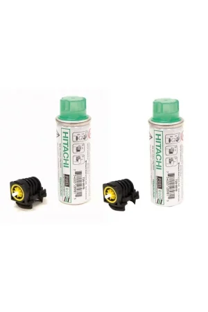 Hikoki 753702 Pack de 2 cartouches de gaz 30ml pour cloueur NT50GS, NT65GS, NT65GB. Remise
