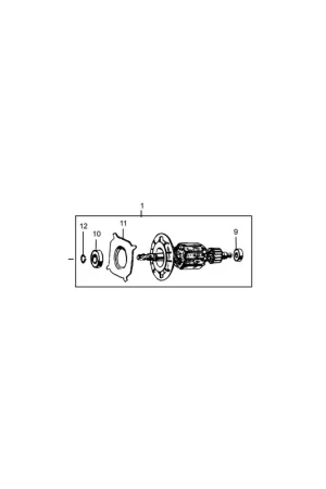 Authentique Dewalt 383475-01SV Induit scie sabre DW303