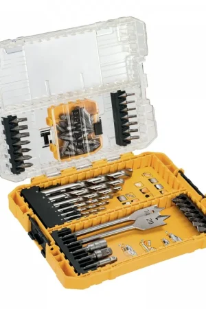 Usine Directe Dewalt DT70757-QZ Coffret Toughcase de 55 pièces Bois et Métal