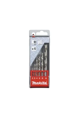 Vente Directe Makita D-57196 Coffret de 6 Forets métal HSS-G