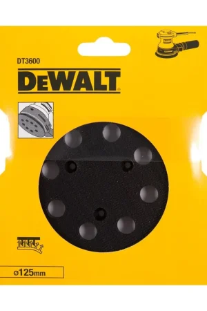 Achat Immédiat DeWalt Plateaux de ponçage avec surface velcro ø125mm pour ponceuse (DT3600-QZ)