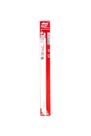 Certifié Milwaukee Lames (5x) de scie Sabre métal Sawzall 300mm x 1,4mm (48005189)