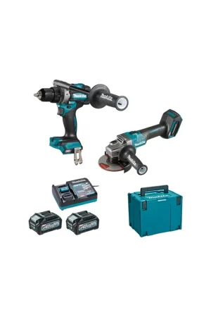 Affaire À Saisir Makita DK0124G201 Ensemble de 2 machines 40 V max Li-Ion 2x4.0Ah XGT (DF001G + GA005G)