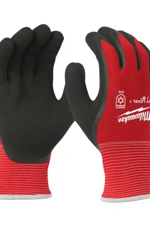 Réduction Milwaukee Gants d'hiver de protection Anti-coupure Niveau 1