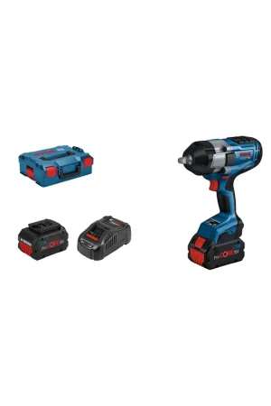 Seulement Aujourd'hui Bosch GDS 18V-1000 Boulonneuse sans-fil 18V 1000Nm 2x8.0Ah + L-Boxx (06019J8302)