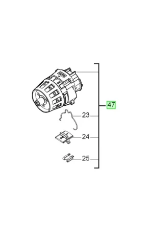 Usine Directe Milwaukee Boite à vitesse pour perceuse 18V M18FDD (4931453216)