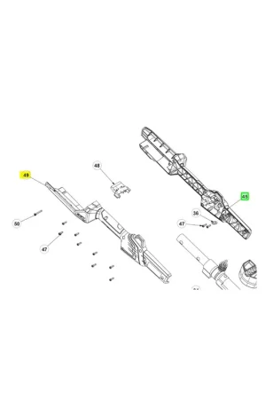 Commander Maintenant Ryobi Carter poignée pour débroussailleuse RBC36X26B & RBC36B26B (5131035030 & 5131035027)