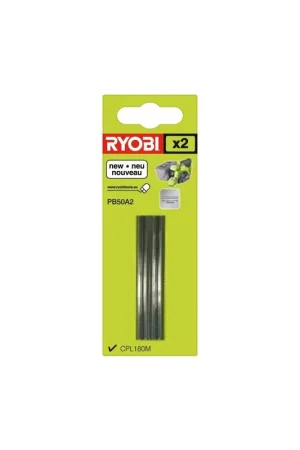 Authentique Ryobi Lot de 2 fers 50mm pour rabot CPL180M (PB50A2)