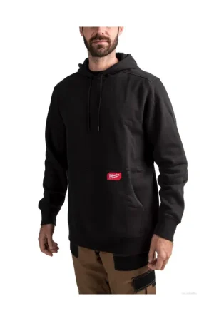 Acheter Direct Milwaukee Sweat à capuche Midweight Hoodie de travail noir (S/M/L/XL/XXL)