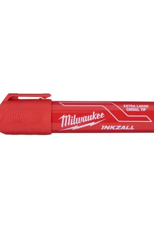 Usine Directe Milwaukee Marqueurs INKZALL Rouge pointe Extra Large (4932471560)