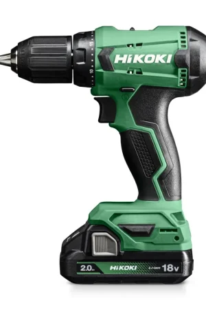Hikoki DS18DA WCZ Perceuse, Visseuses 18V 50Nm 2x2.0Ah Li-ion avec coffret de transport Livraison Express