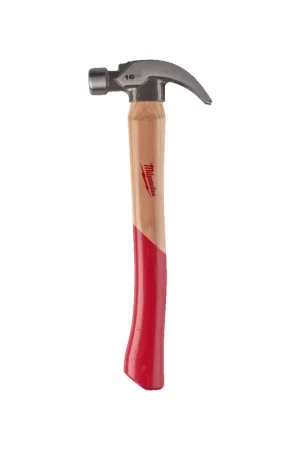 Soldes Milwaukee Marteau américain arrache clou incurvé 450gr - 16oz hickory (4932478659)