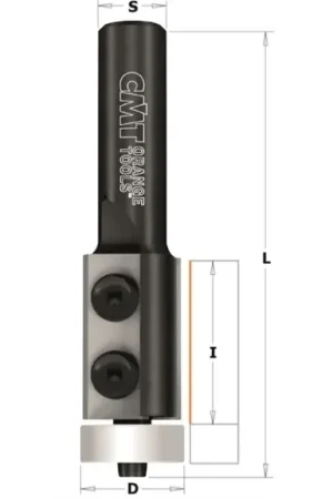 Wendeplatten-Fräser mit Delrin®-Kugellager für Mineralwerkstoffe Nouvelle Collection