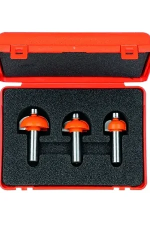 3-Teilige Hohlkehlenfräsersets Certifié