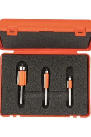 3 Piece flush trim bit set Seulement Aujourd'hui