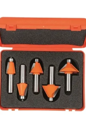5 piece chamfer router bit set Commander Maintenant