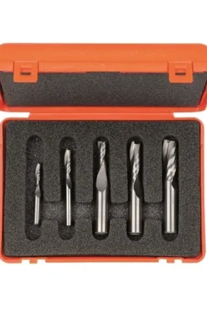 5-teilige Spiralfräsersets Vente Flash