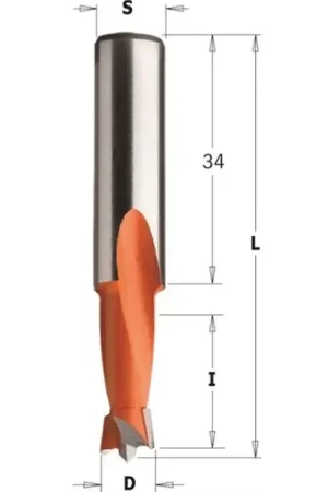 2 Flute dowel drills Solde