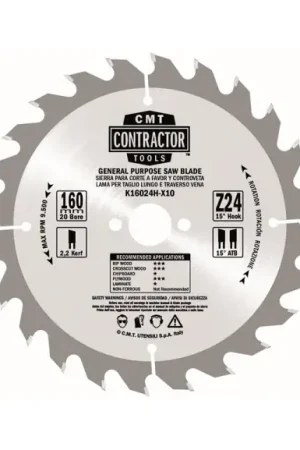 Achetez Aujourd'hui Contractor® circular saw blade in Masterpack