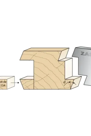 Super Prix Series 531 Wooden window of 48, 20° Chamfer