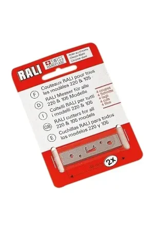 Additional planner knive rabot RALI® 105, 220, 260 - chrome steel Prix Réduit