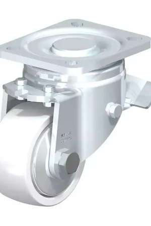 Achat Immédiat Blickle - Roulette Pivotante Avec Frein 100Kg en Matière Synthétique