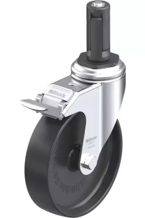 Achat Immédiat Blickle - Roulette Pivotante Avec Frein 250Kg en Matière Synthétique