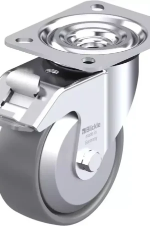 Achat Immédiat Blickle - Roulette Pivotante Avec Frein 400Kg en Matière Synthétique