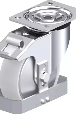 Achat Immédiat Blickle - Roulette Pivotante Avec Frein 500Kg en Matière Synthétique