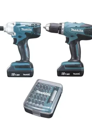 Achat Immédiat Makita - Ensemble De 2 Machines Empreinte Spéciale (Td127Dz + Df457Dz)