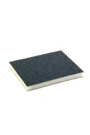 Prix Bas Eponge abrasive revêtue sur 2 côtés 125x98x13mm